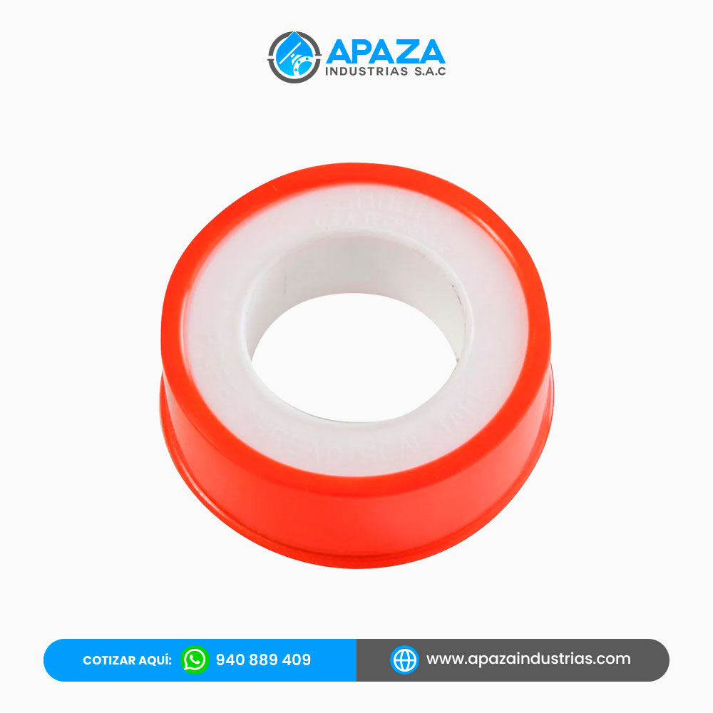 Cinta Teflón rojo para agua