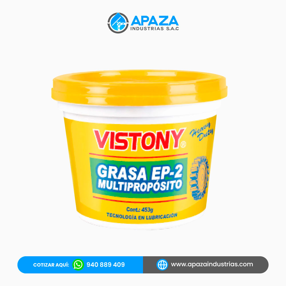 Grasa multipropósito amarilla EP-2 Vistony