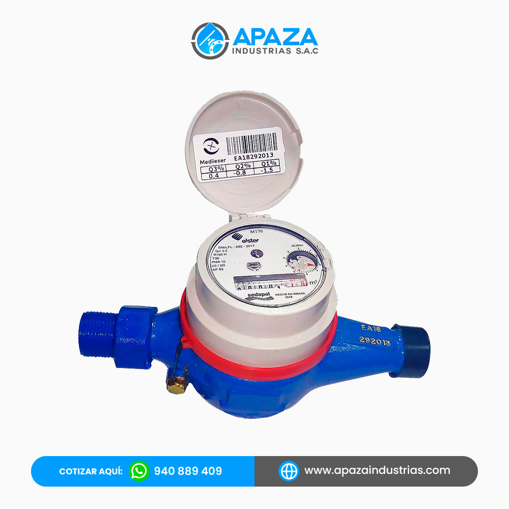 Medidor de Agua Chorro Único Elster