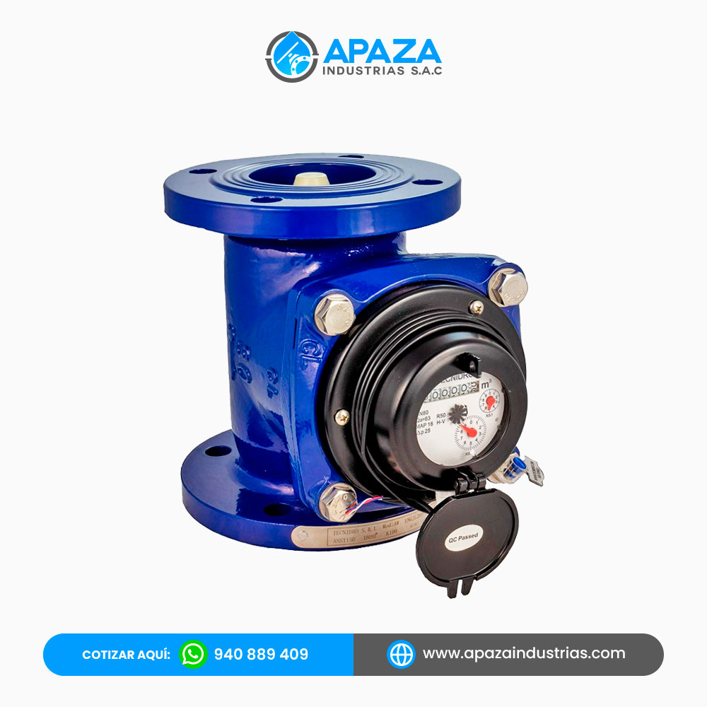 Medidor de Agua Tipo Woltman Bridado
